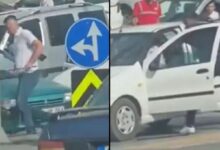 trafikte erkeklik gosterisi GmumJDR7