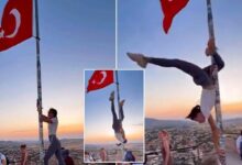 turk bayragi direginde yapilan uygunsuz hareketlere sorusturma iRGHmtfJ