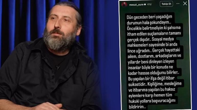 Ünlü komedyen hakkında şoke eden taciz iddiası! Mesut Süre'den birinci açıklama 2 unlu komedyen hakkinda soke eden taciz iddiasi mesut sureden birinci aciklama 0 duLVF9hk