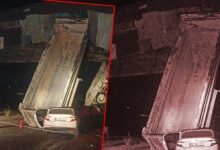 ankarada damperi acilan kamyona araba carpti 1 meyyit 3 yarali dGdk26WI
