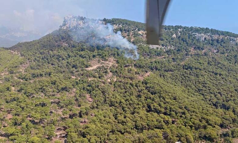 antalyada orman yangini havadan ve karadan mudahale ediyor LI1W5yJU