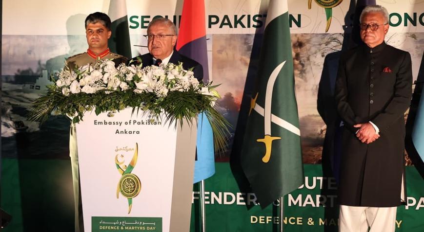Bakan Güler, Pakistan Savunma Günü resepsiyonunda katıldı
