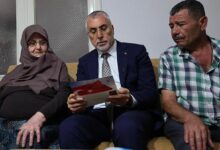 bakan isikhan sehit ailesini ziyaretinde cumhurbaskani erdoganin terorsuz turkiye mektubunu okudu qHGh4gxh