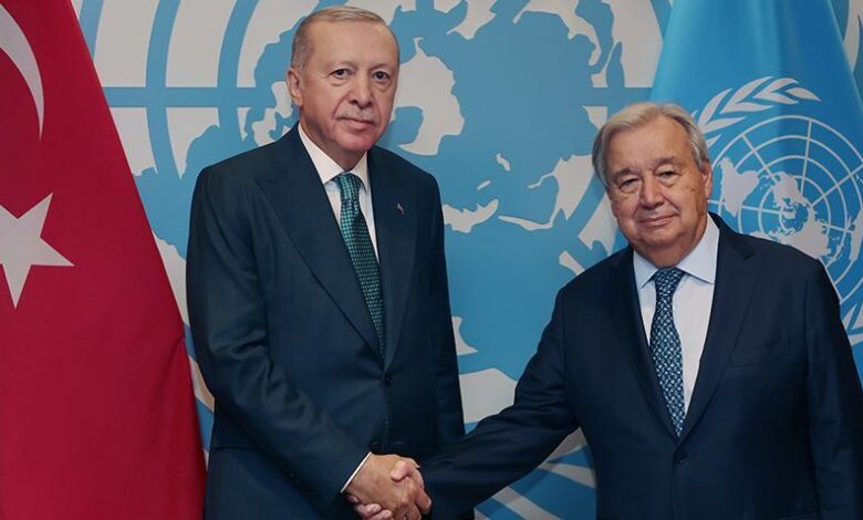cumhurbaskani erdogan bm genel sekreteri guterres ile gorustu ROs9PKIW