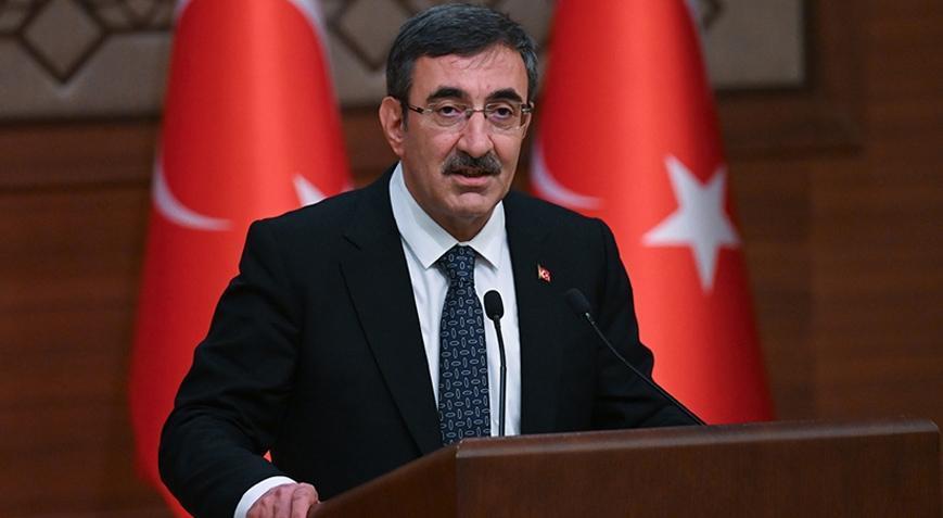 Cumhurbaşkanı Yardımcısı Yılmaz: Cumhurbaşkanımız insanlığın ortak vicdanına tercüman olmuştur