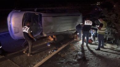 gaziantepte feci kaza lastigi patlayan minibus taklalar atti meyyit ve yaralilar var QKhdXdBi