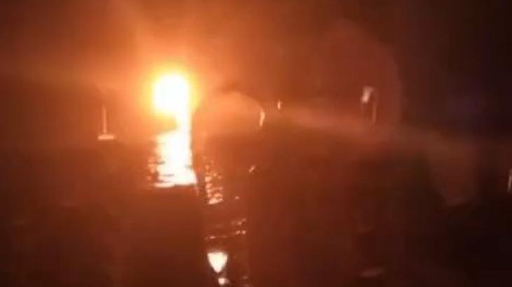 global sumud filosuna ses bombalariyla taciz ve saldiri