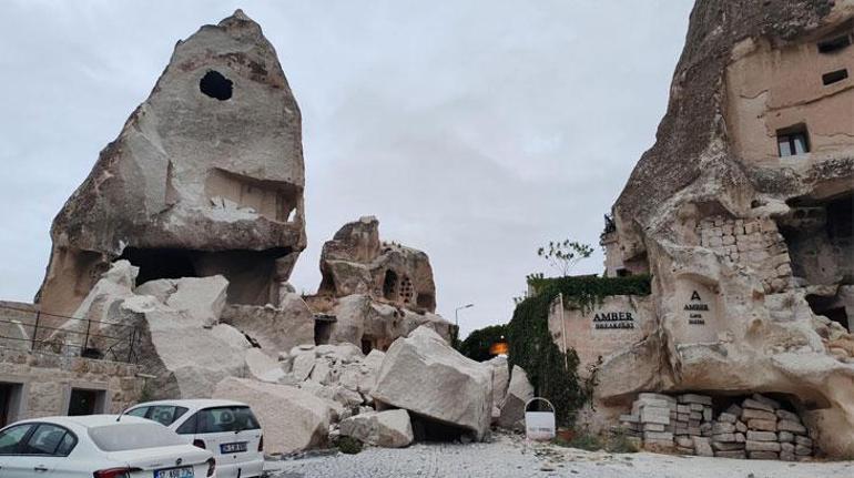 Göreme’de bir peribacası kısmen yıkıldı 2 goremede bir peribacasi kismen yikildi 0 2ijdhDQn