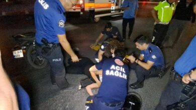 karamanda trafik dehseti genc kiz acilar icinde kivranirken araba soforu olay yerinden kacti bY1RSn5H