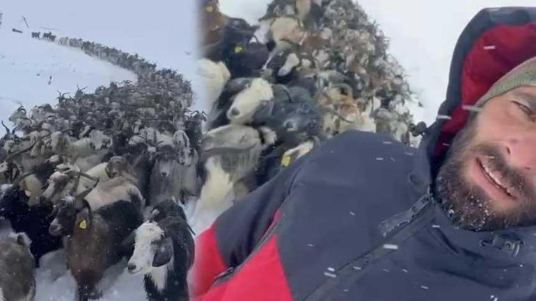 manzaralar bugun cekildi her yer karla kaplandi kalinlik 20 santimetreyi buldu 0 IJGdkffO