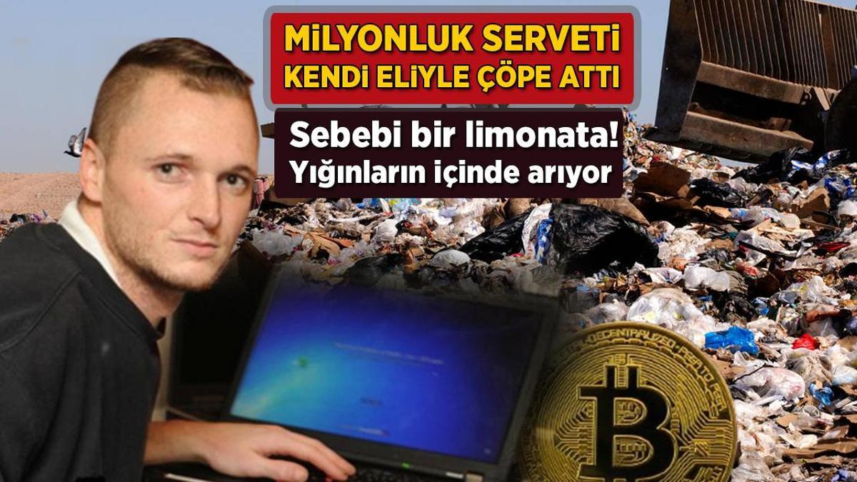 Milyonluk serveti kendi eliyle çöpe attı! Sebebi bir limonata: Yığınların içinde arıyor
