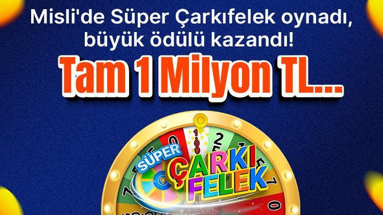 Misli'de Harika Çarkıfelek oynadı, büyük mükafatı kazandı! Tam 1 milyon TL… 1 mislide harika carkifelek oynadi buyuk mukafati kazandi tam 1 milyon tl UrAnwNcT