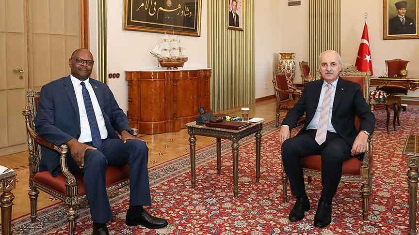 Numan Kurtulmuş, Zimbabve Büyükelçisi Mutiwazuka’yı kabul etti