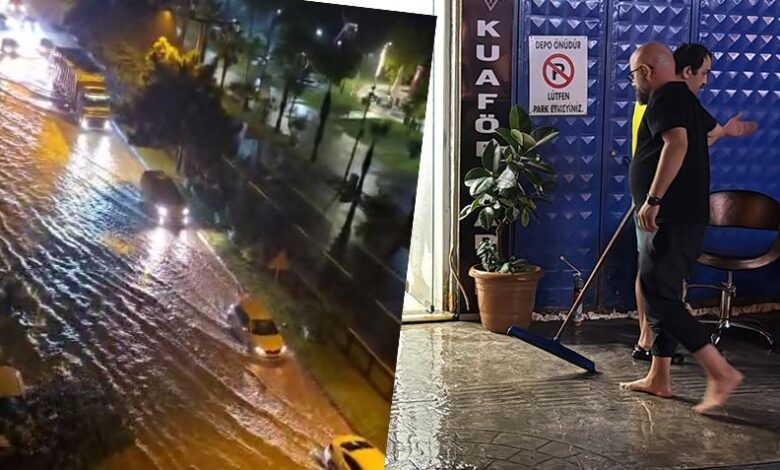 Ordu'da sağanak tesirli oldu! Cadde ve sokaklar suyla doldu 1 orduda saganak tesirli oldu cadde ve sokaklar suyla doldu 3h3LAIMY