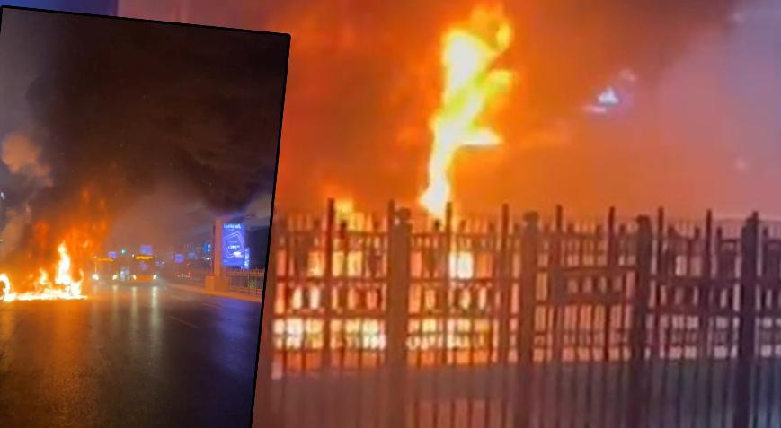 Şişli’de cins otobüsü alev alev yandı