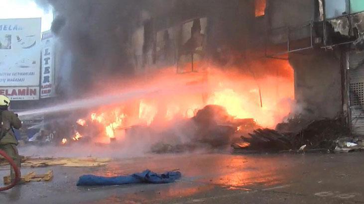 son dakika bagcilar istocta is yerinde yangin 7ks7ChJ7
