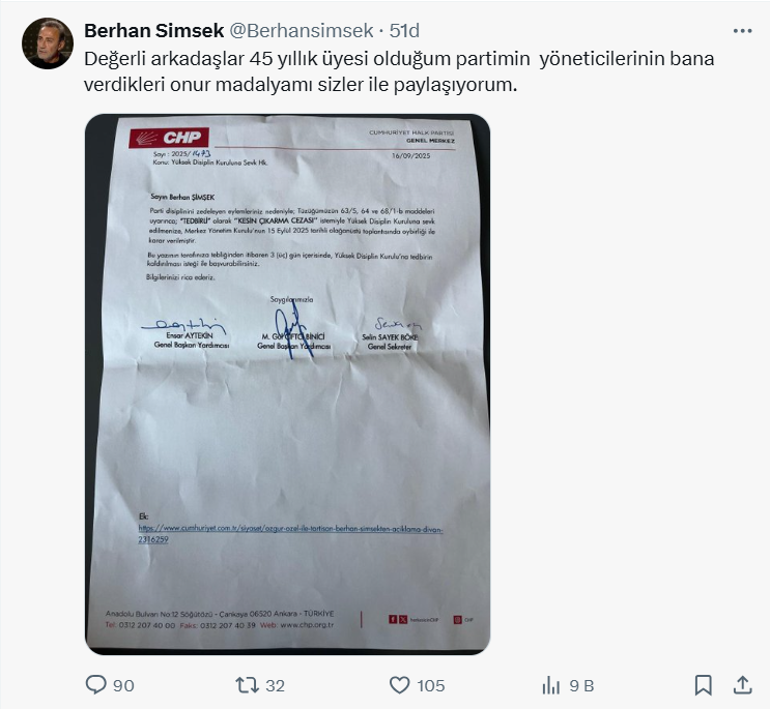 son dakika chp berhan simseki disipline sevk etti 0 OT6Ynhdi