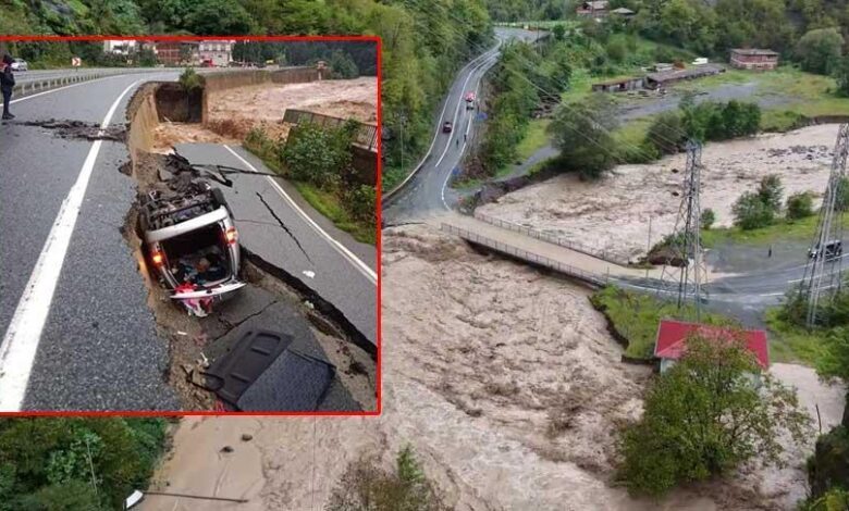 Son dakika... Karadeniz'de sel felaketi! Bir gecede 300 kg yağış: 100 yıllık köprü yıkıldı, tekrar turuncu alarm verildi 1 son dakika karadenizde sel felaketi bir gecede 300 kg yagis 100 yillik kopru yikildi D7bair4X
