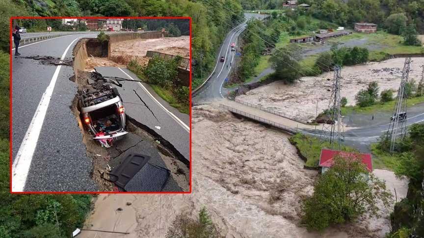 Son dakika… Karadeniz’de sel felaketi! Bir gecede 300 kg yağış: 100 yıllık köprü yıkıldı, tekrar turuncu alarm verildi