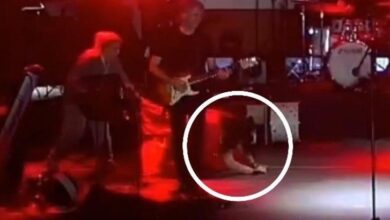 tugce kandemir sahneye cikarken bir anda yere kapaklandi o anlar kameraya bu turlu yansidi tHh7wgSv