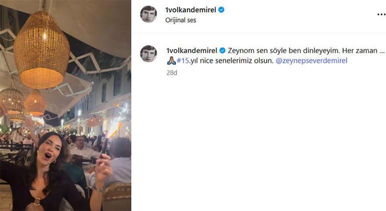 Volkan Demirel’den Zeynep Demirel'e romantik yıldönümü kutlaması 2 volkan demirelden zeynep demirele romantik yildonumu kutlamasi 0 UwzY8IwF