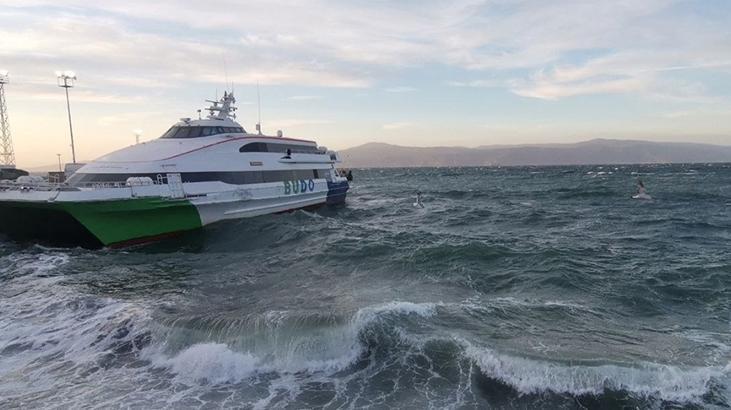 Bursa deniz otobüslerinde fırtına manisi nedeniyle 8 sefer iptal edildi